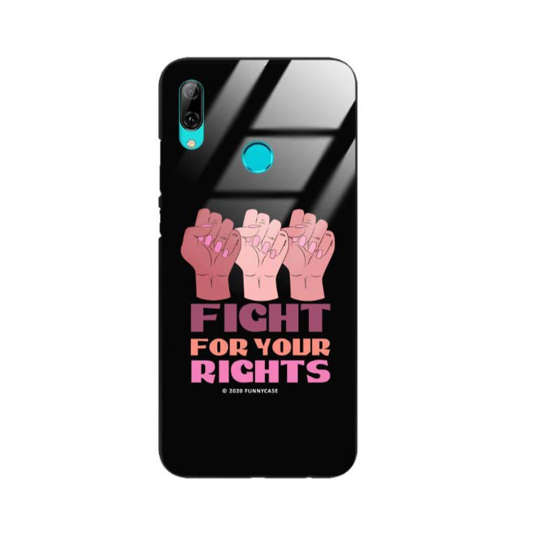 Black Case Wzory ST_FEM Huawei Y7 2019  - FunnyCase 