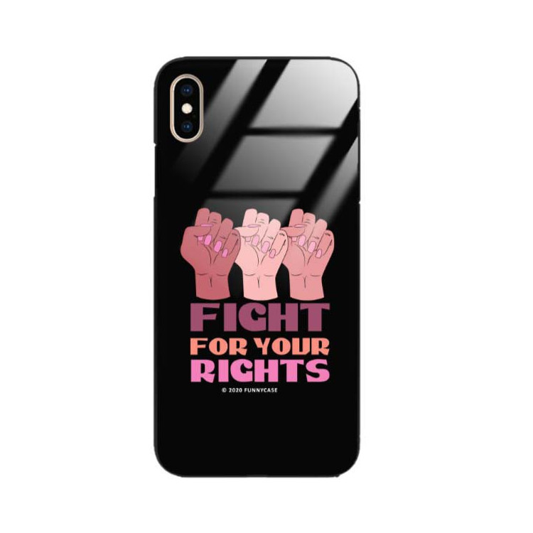 Black Case Wzory ST_FEM Apple IPHONE XS MAX  - FunnyCase 