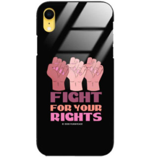 Black Case Wzory ST_FEM Apple IPHONE XR  - FunnyCase 