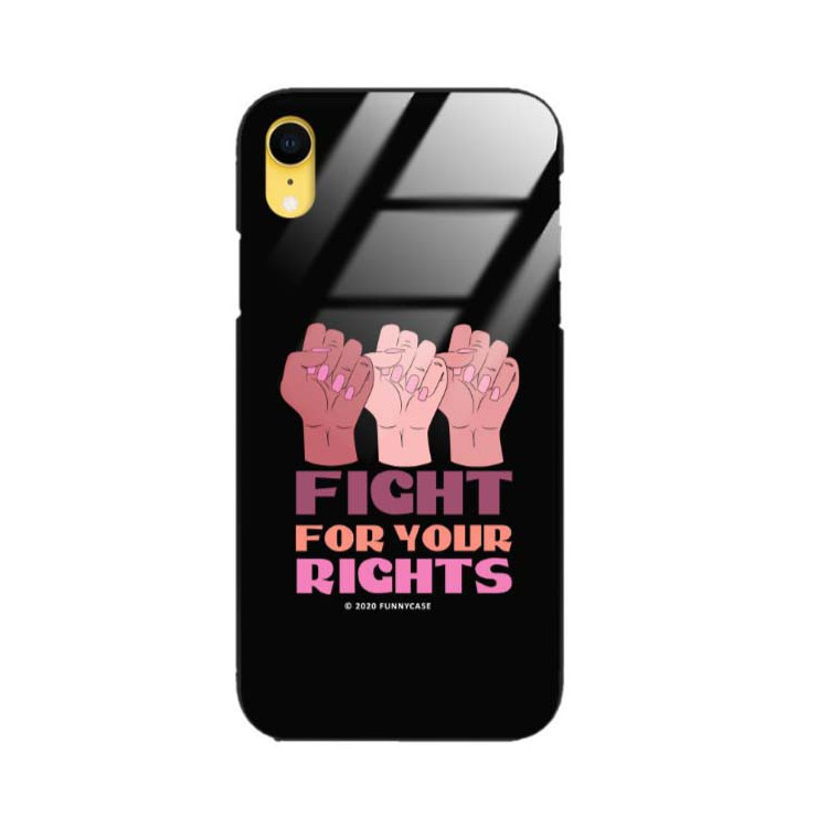 Black Case Wzory ST_FEM Apple IPHONE XR  - FunnyCase 