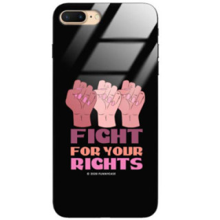 Black Case Wzory ST_FEM Apple IPHONE 7 PLUS / 8 PLUS  - FunnyCase 