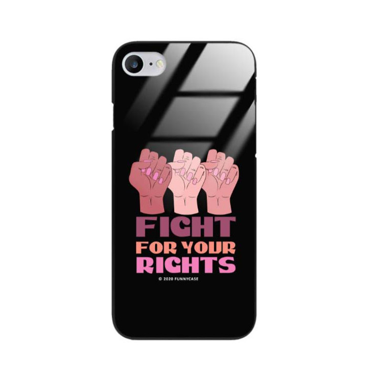 Black Case Wzory ST_FEM Apple IPHONE 7 / 8  - FunnyCase 