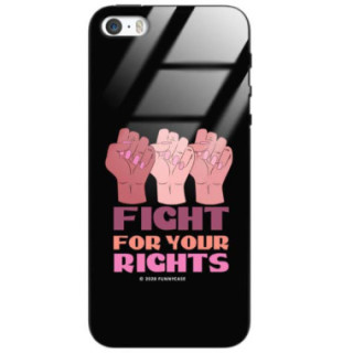 Black Case Wzory ST_FEM Apple IPHONE 5 / 5S / SE  - FunnyCase 