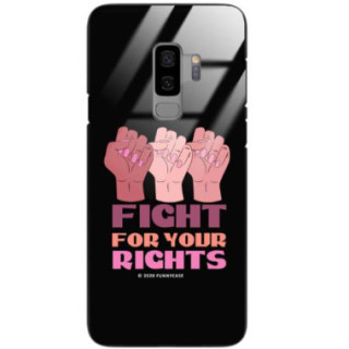 Black Case Wzory ST_FEM Samsung GALAXY S9 PLUS  - FunnyCase 