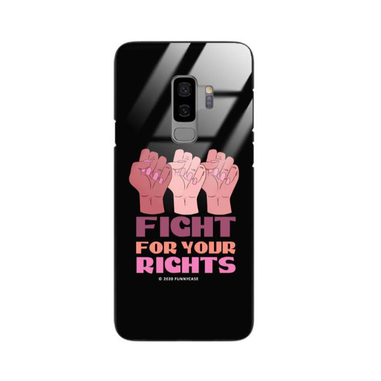 Black Case Wzory ST_FEM Samsung GALAXY S9 PLUS  - FunnyCase 