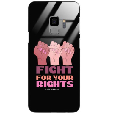 Black Case Wzory ST_FEM Samsung GALAXY S9  - FunnyCase 