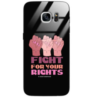 Black Case Wzory ST_FEM Samsung GALAXY S7  - FunnyCase 