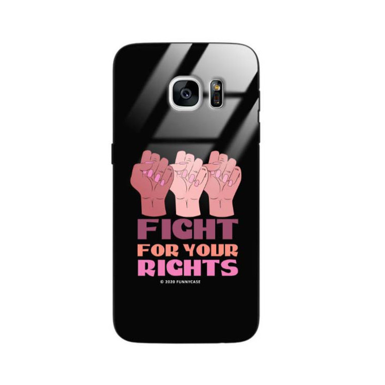 Black Case Wzory ST_FEM Samsung GALAXY S7  - FunnyCase 