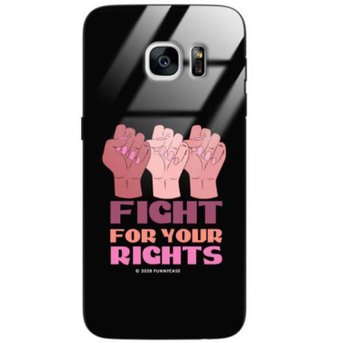 Black Case Wzory ST_FEM Samsung GALAXY S7  - FunnyCase 