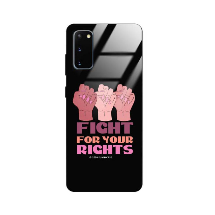 Black Case Wzory ST_FEM Samsung GALAXY S20  - FunnyCase 