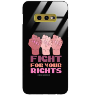 Black Case Wzory ST_FEM Samsung GALAXY S10E  - FunnyCase 