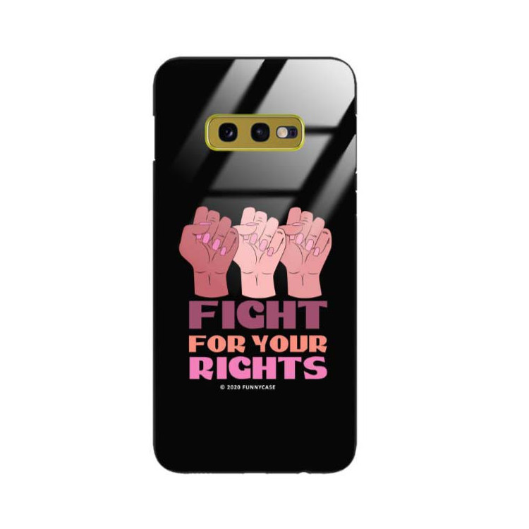 Black Case Wzory ST_FEM Samsung GALAXY S10E  - FunnyCase 