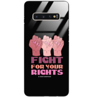 Black Case Wzory ST_FEM Samsung GALAXY S10 PLUS  - FunnyCase 