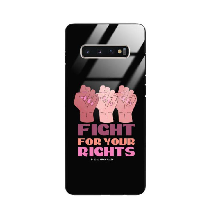 Black Case Wzory ST_FEM Samsung GALAXY S10 PLUS  - FunnyCase 