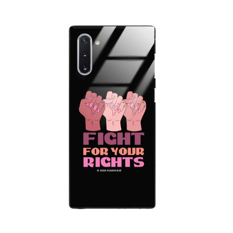 Black Case Wzory ST_FEM Samsung GALAXY NOTE 10  - FunnyCase 