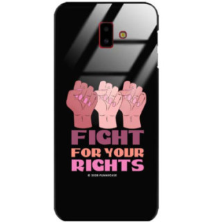 Black Case Wzory ST_FEM Samsung GALAXY J6 PLUS 2018  - FunnyCase 