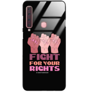 Black Case Wzory ST_FEM Samsung GALAXY A9 2018  - FunnyCase 