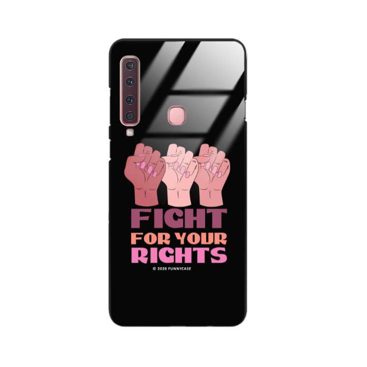 Black Case Wzory ST_FEM Samsung GALAXY A9 2018  - FunnyCase 