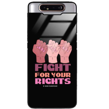 Black Case Wzory ST_FEM Samsung GALAXY A90  - FunnyCase 