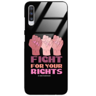 Black Case Wzory ST_FEM Samsung GALAXY A70 / A70S  - FunnyCase 