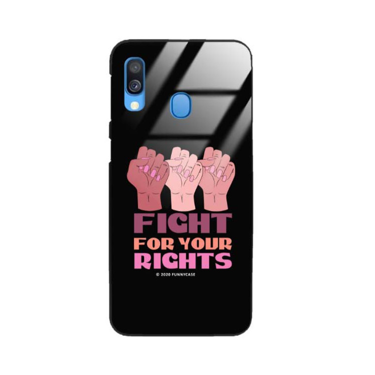 Black Case Wzory ST_FEM Samsung GALAXY A40  - FunnyCase 