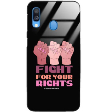 Black Case Wzory ST_FEM Samsung GALAXY A40  - FunnyCase 