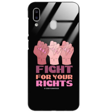 Black Case Wzory ST_FEM Samsung GALAXY A20E  - FunnyCase 