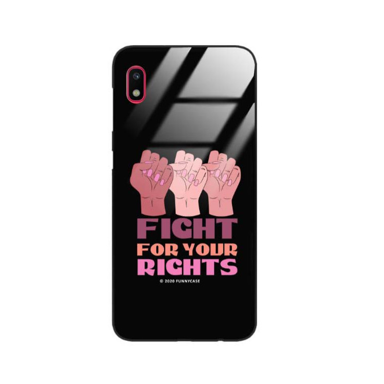 Black Case Wzory ST_FEM Samsung GALAXY A10  - FunnyCase 