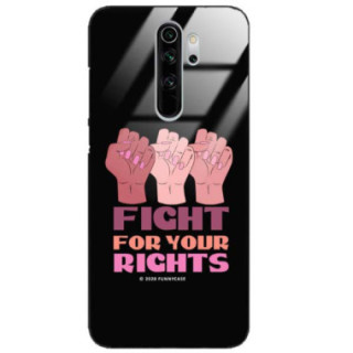 Black Case Wzory ST_FEM Xiaomi REDMI NOTE 8 PRO  - FunnyCase 