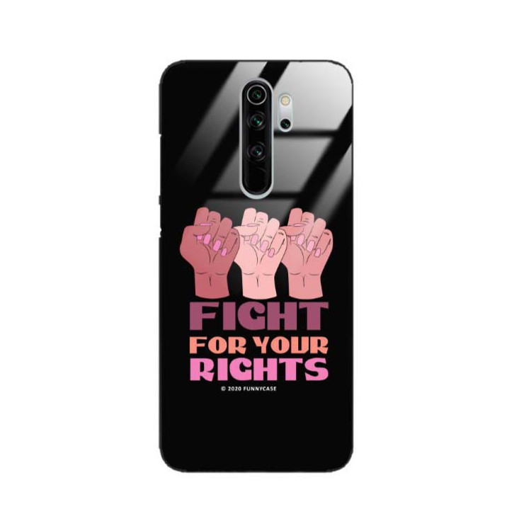 Black Case Wzory ST_FEM Xiaomi REDMI NOTE 8 PRO  - FunnyCase 