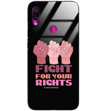 Black Case Wzory ST_FEM Xiaomi REDMI NOTE 7  - FunnyCase 