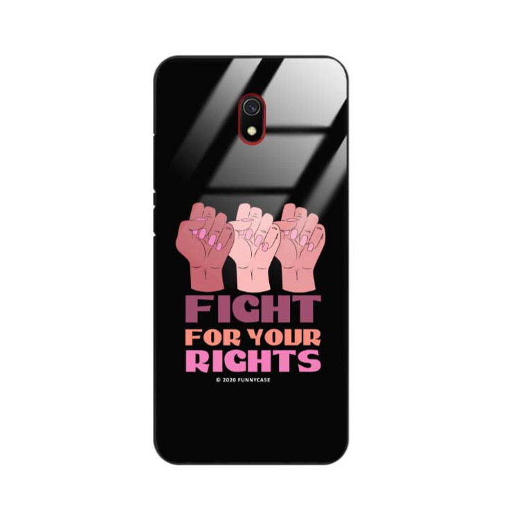 Black Case Wzory ST_FEM Xiaomi REDMI 8A  - FunnyCase 