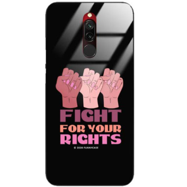 Black Case Wzory ST_FEM Xiaomi REDMI 8  - FunnyCase 