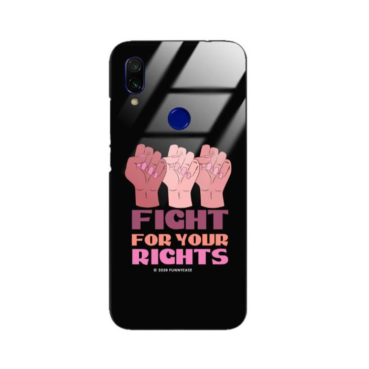 Black Case Wzory ST_FEM Xiaomi REDMI 7  - FunnyCase 