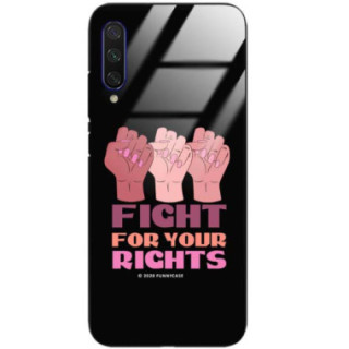 Black Case Wzory ST_FEM Xiaomi MI A3 LITE  - FunnyCase 