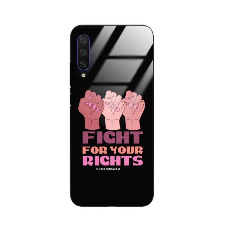 Black Case Wzory ST_FEM Xiaomi MI A3 LITE  - FunnyCase 