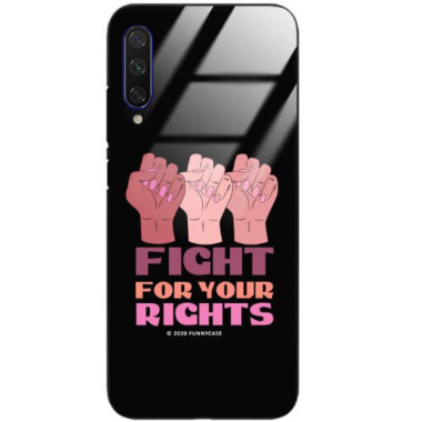 Black Case Wzory ST_FEM Xiaomi MI A3 LITE  - FunnyCase 