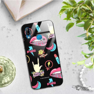 Black Case Wzory ST_FEM Huawei P30 LITE  - FunnyCase 