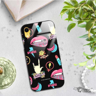 Black Case Wzory ST_FEM Apple IPHONE XR  - FunnyCase 