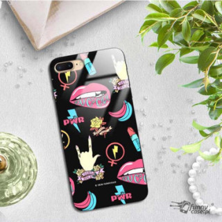 Black Case Wzory ST_FEM Apple IPHONE 7 PLUS / 8 PLUS  - FunnyCase 