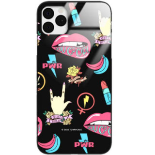 Black Case Wzory ST_FEM Apple IPHONE 11 PRO MAX  - FunnyCase 