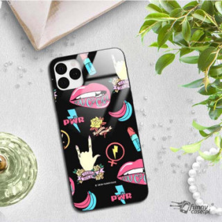 Black Case Wzory ST_FEM Apple IPHONE 11 PRO  - FunnyCase 