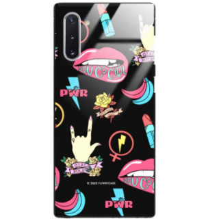 Black Case Wzory ST_FEM Samsung GALAXY NOTE 10  - FunnyCase 