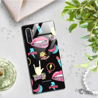 Black Case Wzory ST_FEM Samsung GALAXY NOTE 10  - FunnyCase 