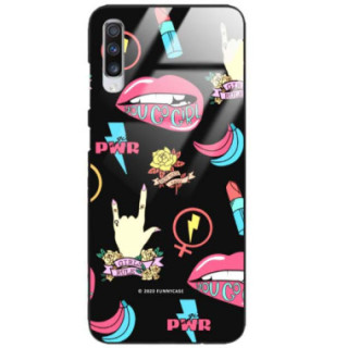 Black Case Wzory ST_FEM Samsung GALAXY A70 / A70S  - FunnyCase 