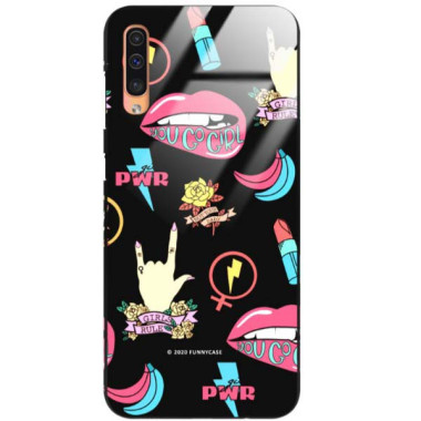 Black Case Wzory ST_FEM Samsung GALAXY A50 / A30S / A50S  - FunnyCase 