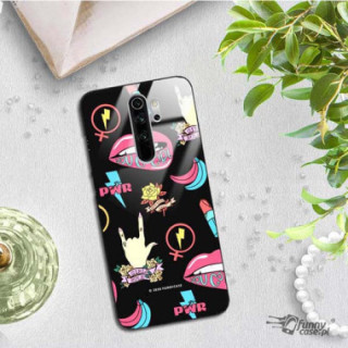 Black Case Wzory ST_FEM Xiaomi REDMI NOTE 8 PRO  - FunnyCase 