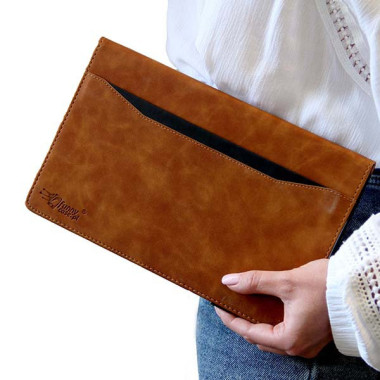 Etui Apple IPAD 10.2, Book Skóra Tablet Brązowy - FunnyCase