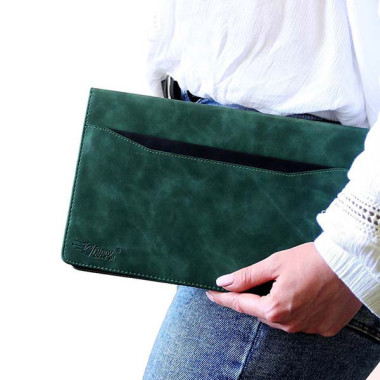Etui Apple IPAD 10.2, Book Skóra Tablet Zielony - FunnyCase