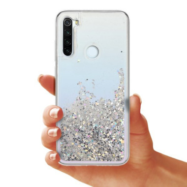 Etui Xiaomi REDMI NOTE 8T, Etui Gumowe Srebrny - FunnyCase